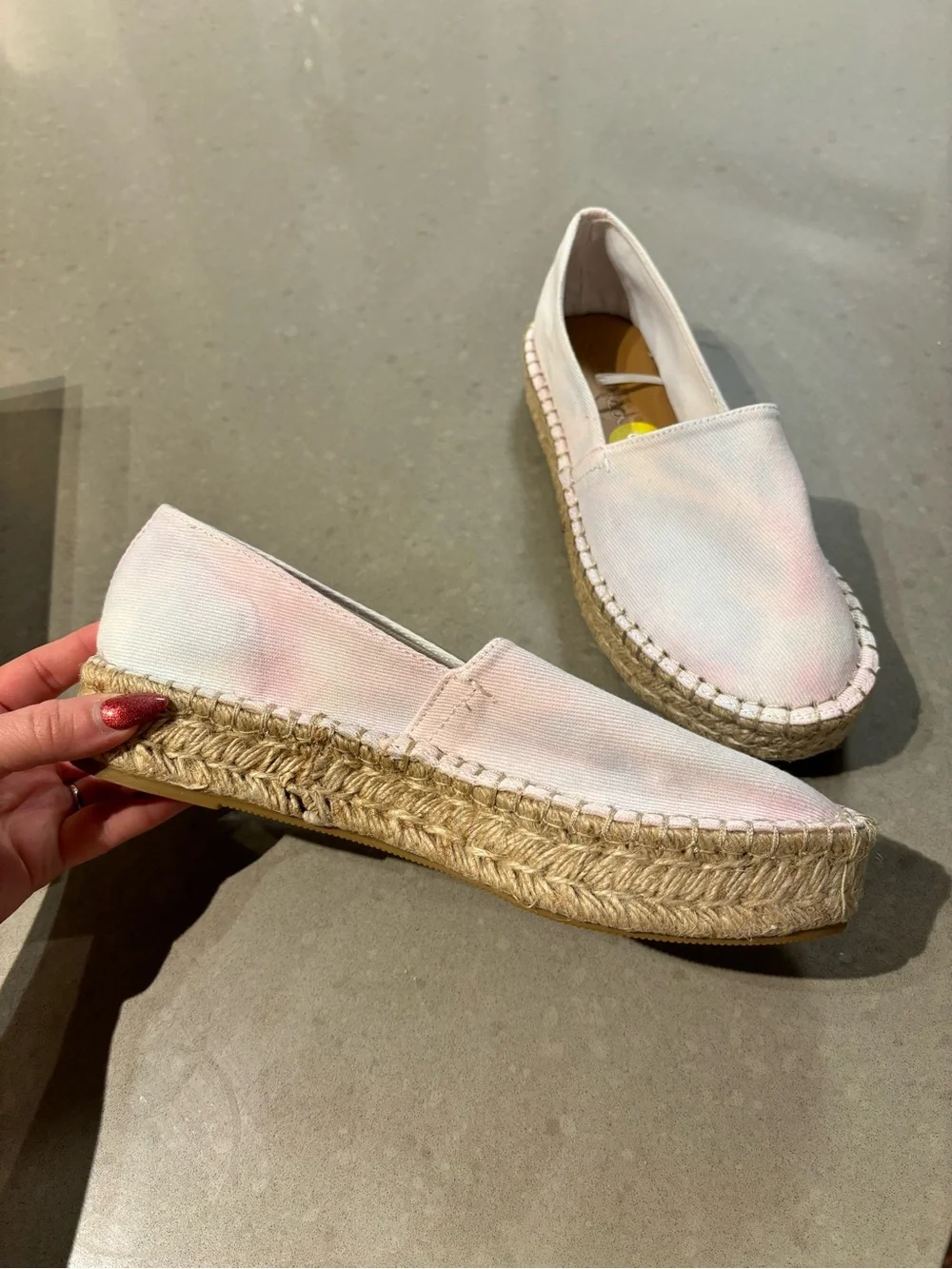 Splendid Pale Pink Canvas Espadrille Slip-Ons